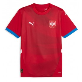 Herren Fußballbekleidung Serbien Heimtrikot EM 2024 Kurzarm